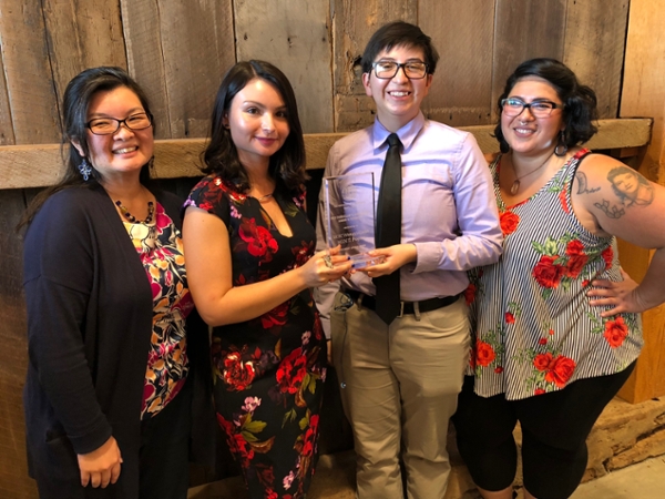 The M.I.N.T. Program receiving the 2018 Chancellor's Diversity Award